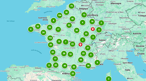 Carte des associations